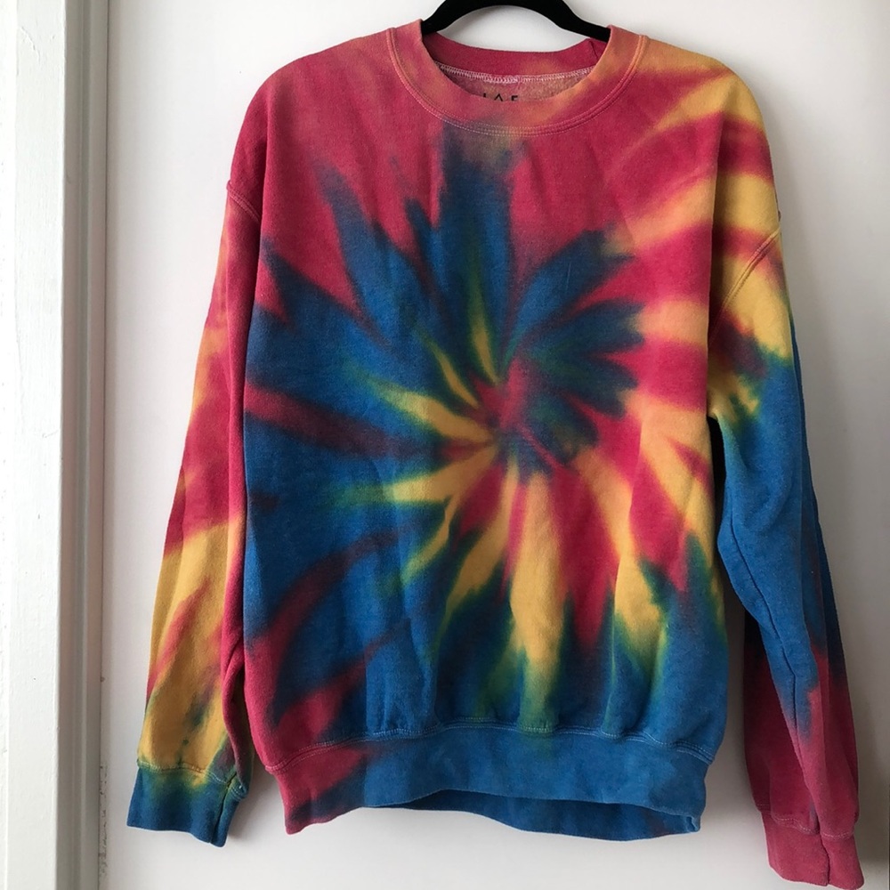 Urban Outfitters tie dye crew neck sweatshirt